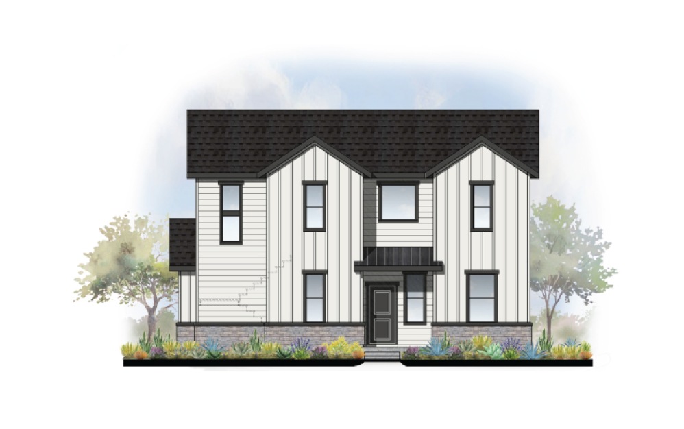 Home 1 - 3 bedroom floorplan layout with 2.5 bathrooms and 2177 square feet (Elevation A
)